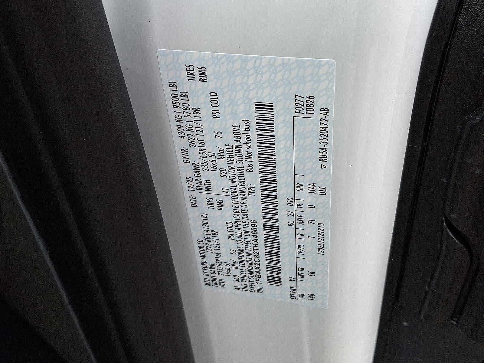 2026 Ford Transit 350 XL