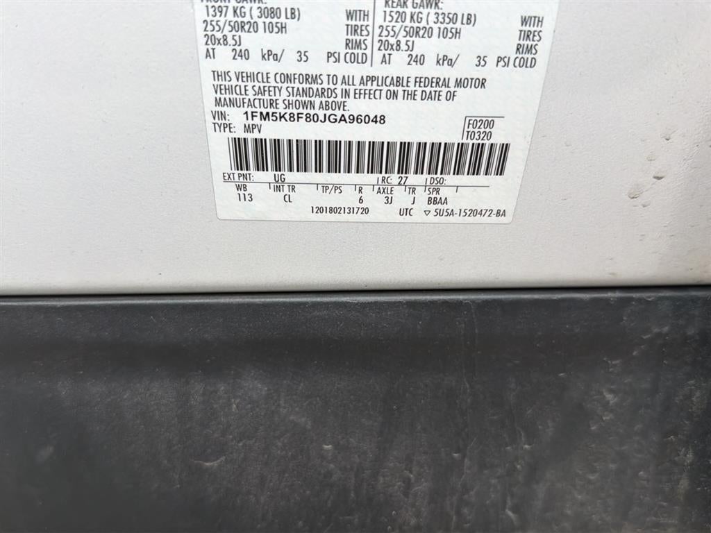 2018 Ford Explorer Limited