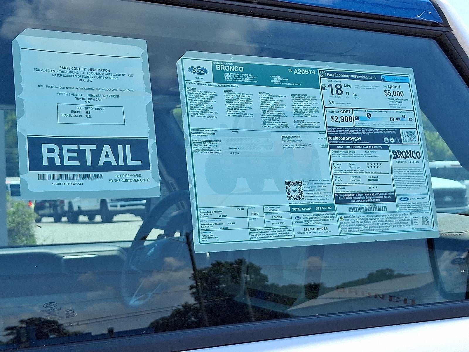 2025 Ford Bronco Stroppe Edition