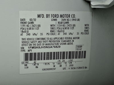 2022 Ford Explorer Timberline