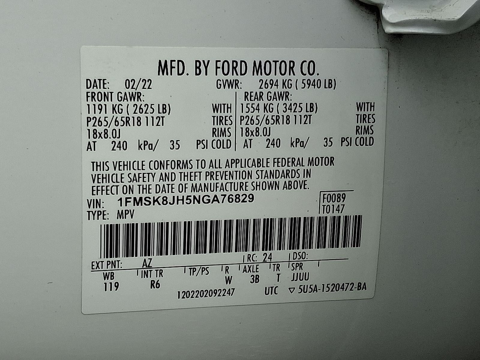 2022 Ford Explorer Timberline