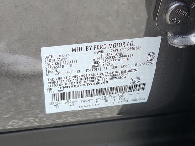 2026 Ford Explorer Active w/200A Pkg