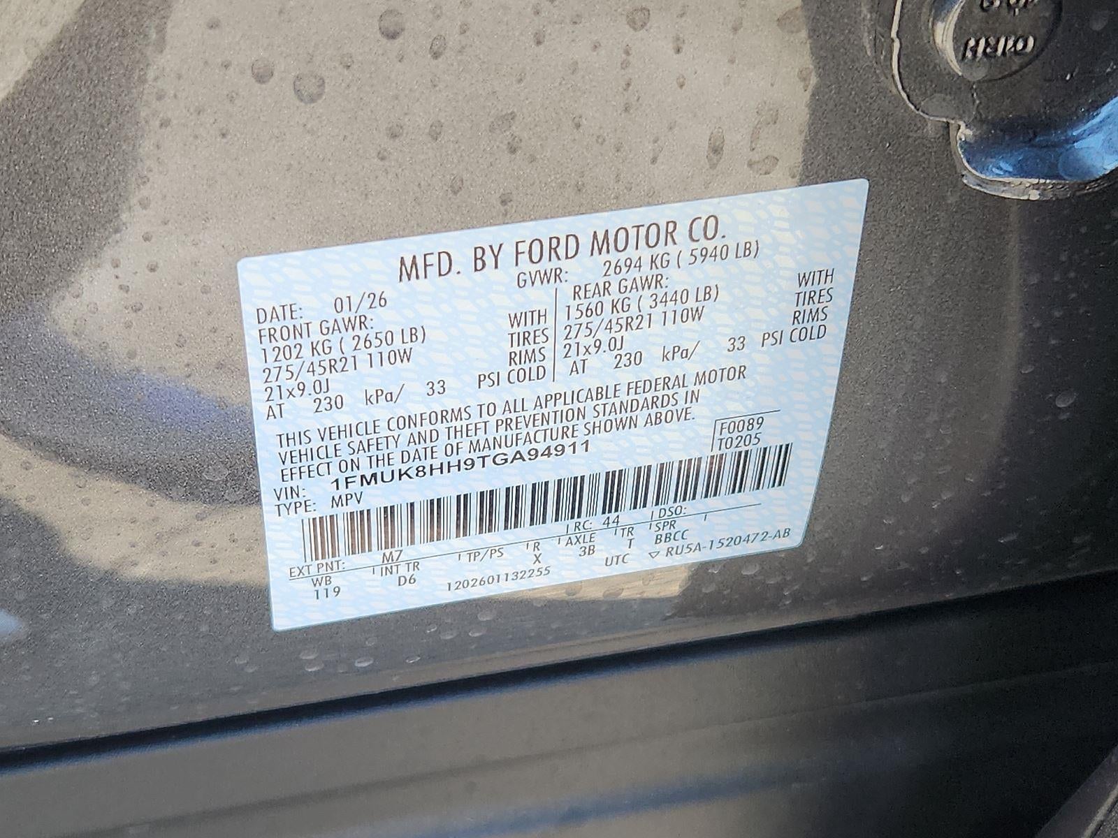 2026 Ford Explorer Platinum