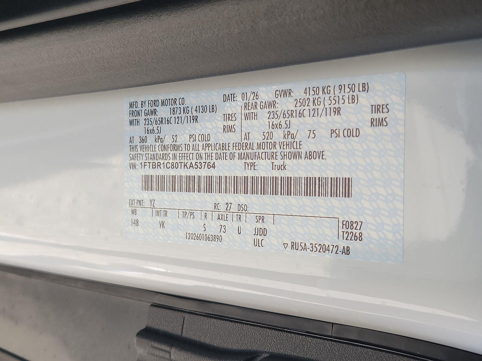 2026 Ford Transit Cargo Van Cargo Van