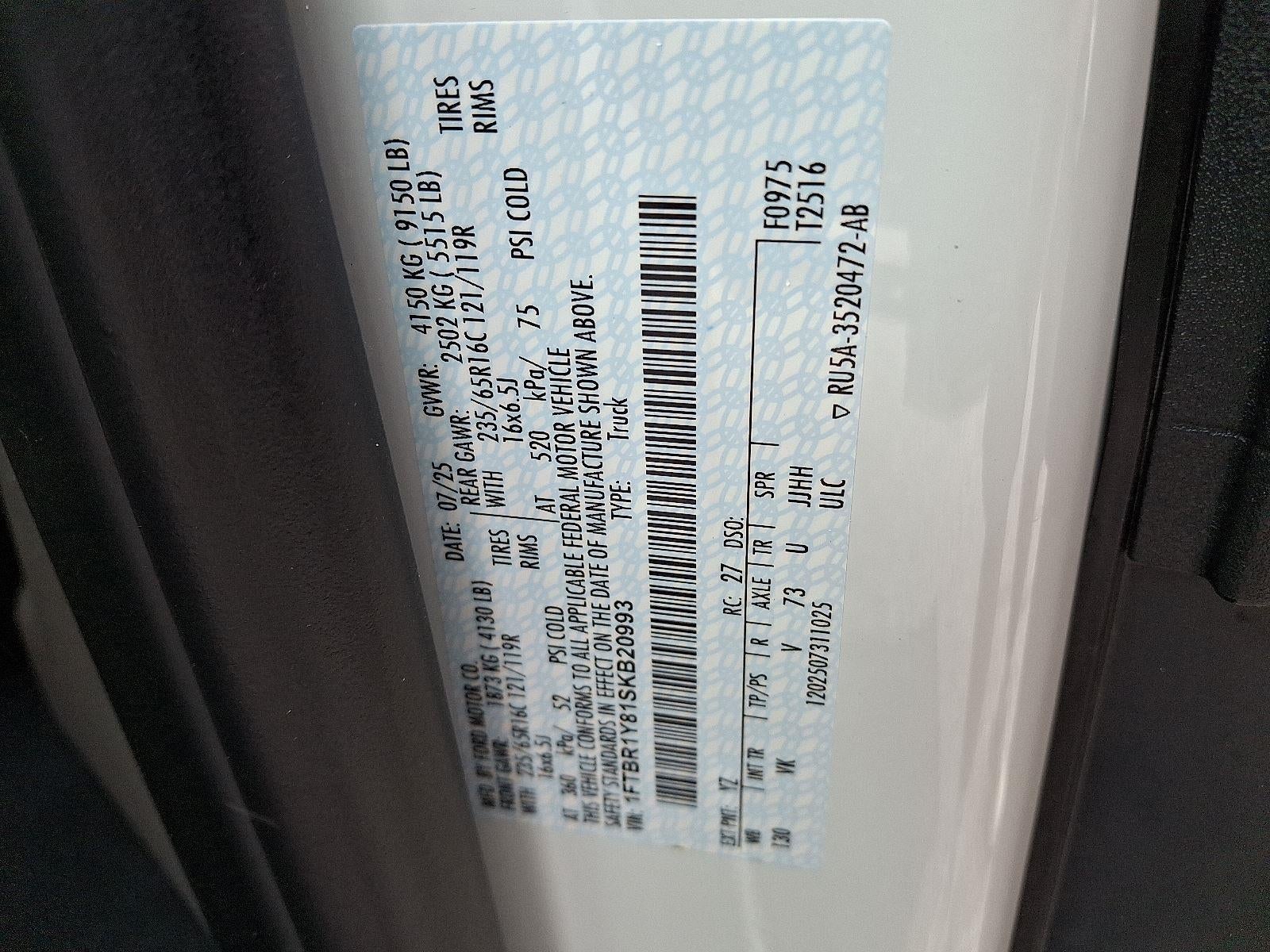 2025 Ford Transit Cargo Van Cargo Van