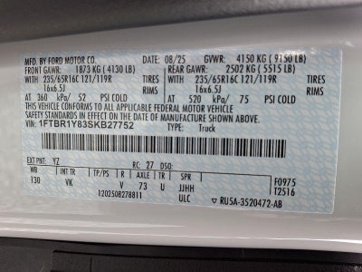 2025 Ford Transit 250