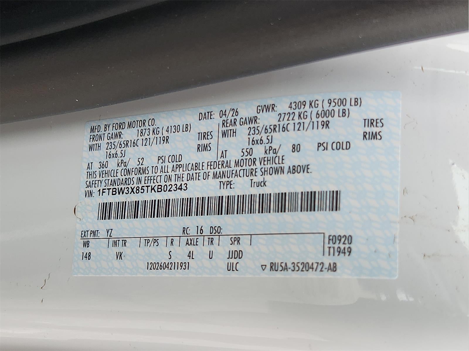 2026 Ford Transit 350