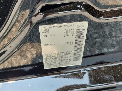 2026 Nissan Altima SV