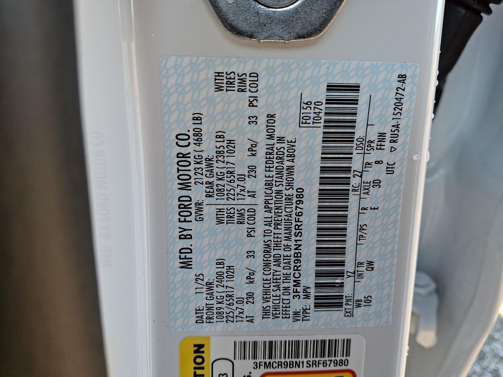 2025 Ford Bronco Sport Big Bend