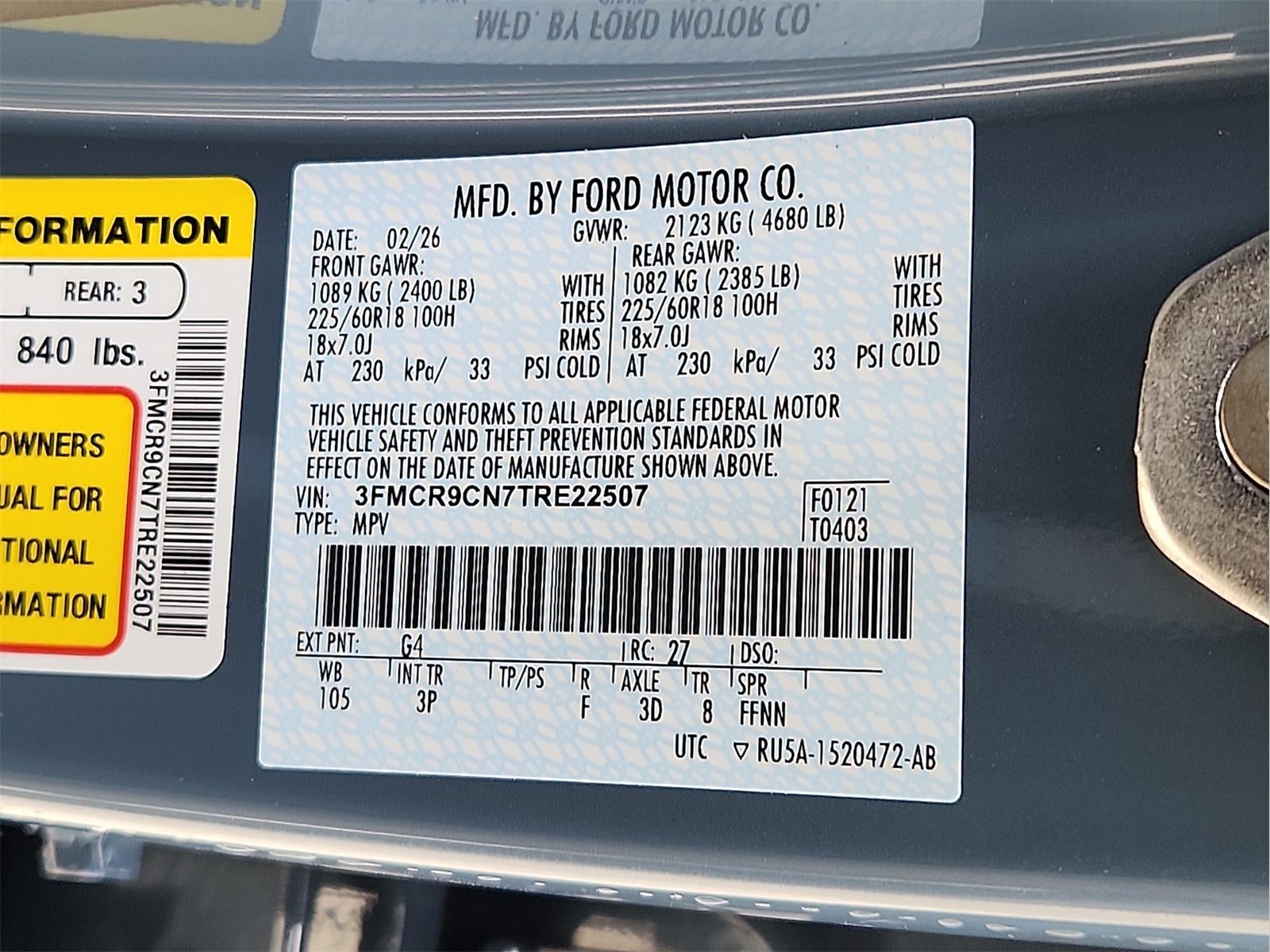 2026 Ford Bronco Sport Outer Banks