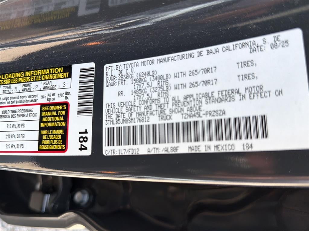 2025 Toyota Tacoma TRD Off-Road