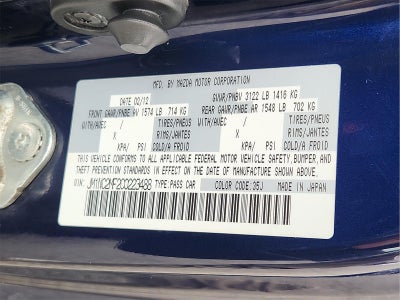 2012 Mazda Mazda MX-5 Miata Touring