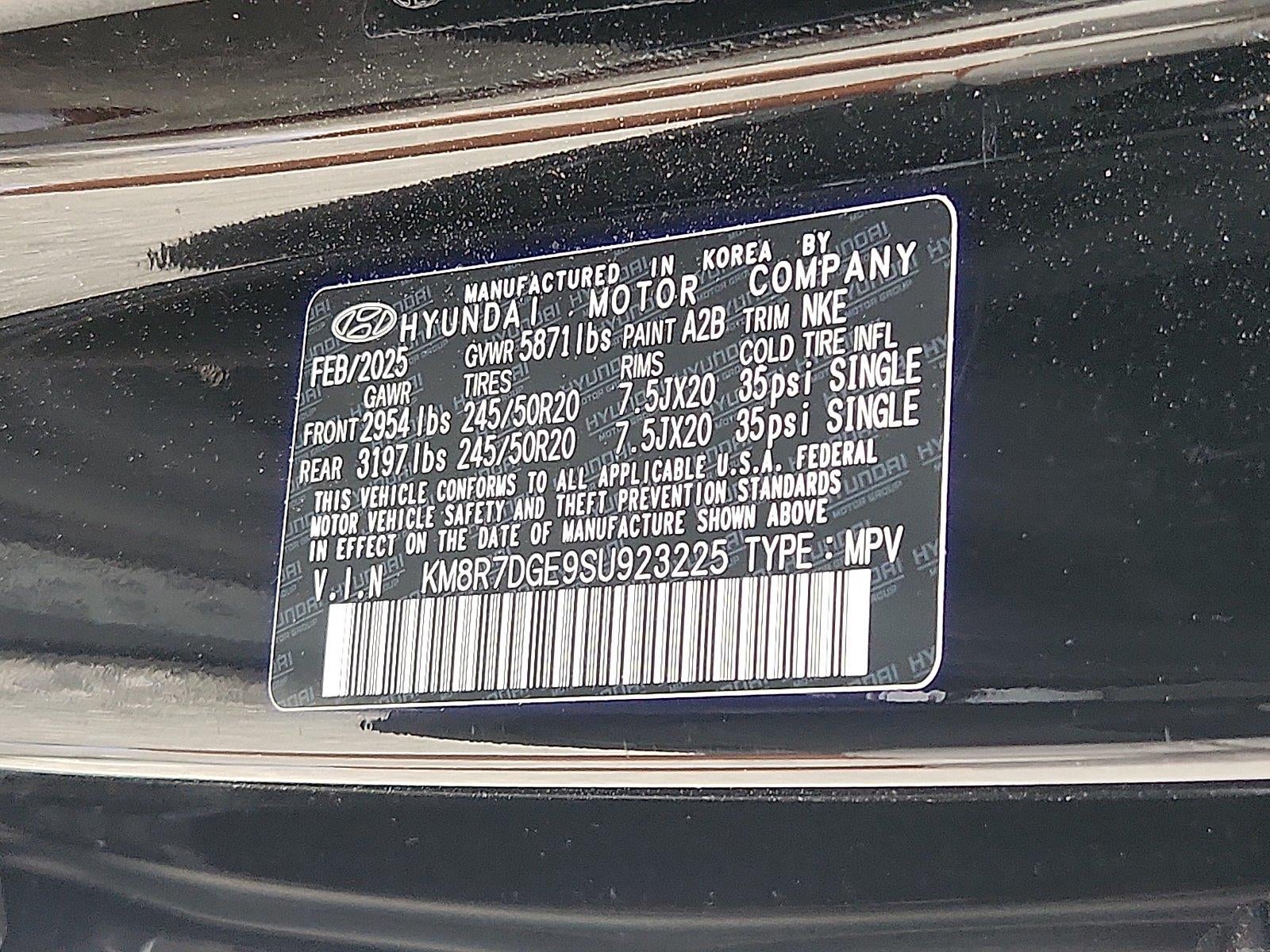 2025 Hyundai Palisade Calligraphy Night Edition