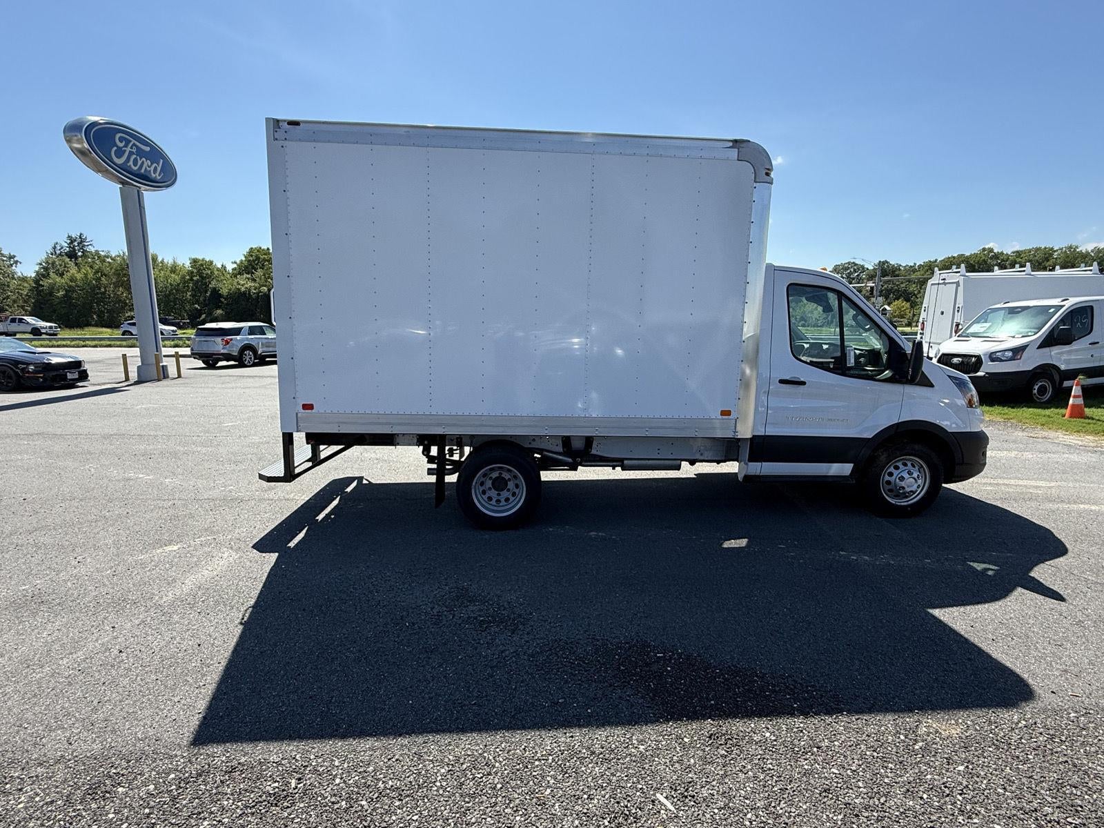 2025 Ford Transit Cutaway 12' DEJANA DURACUBE ALUMINUM VAN BODY, ROOL UP DOOR