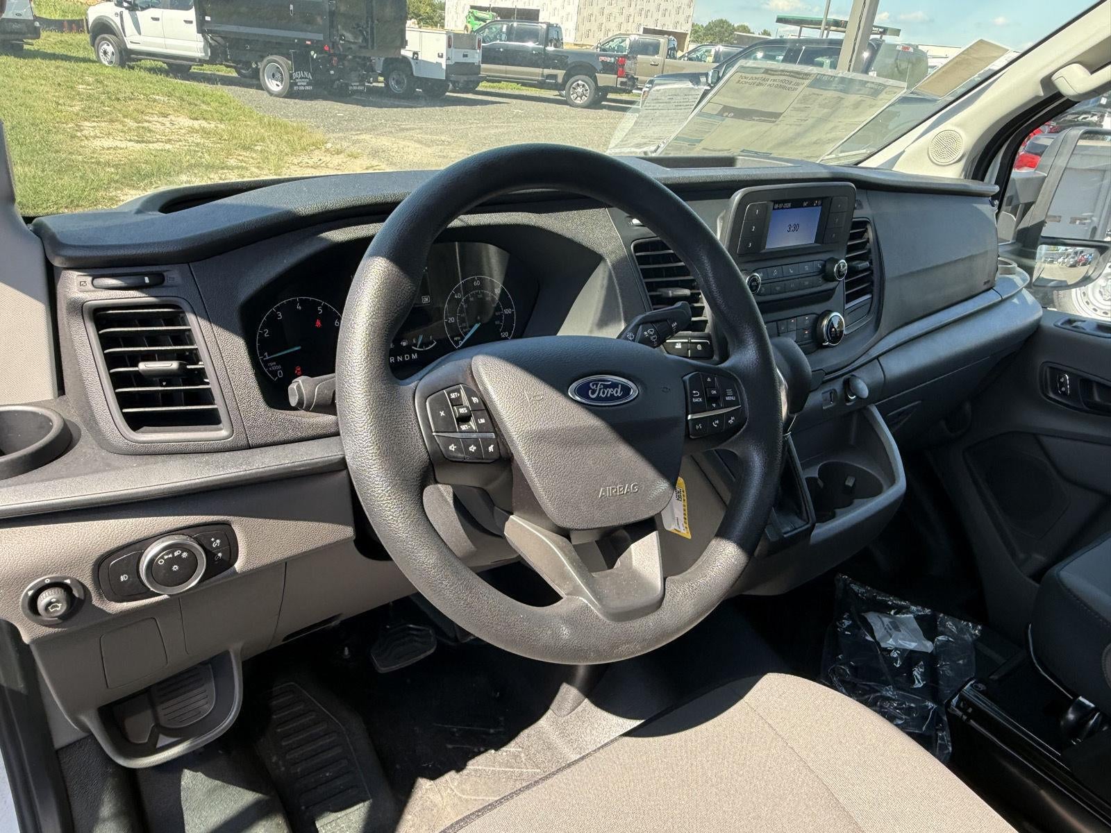 2025 Ford Transit Cutaway 12' DEJANA DURACUBE ALUMINUM VAN BODY, ROOL UP DOOR
