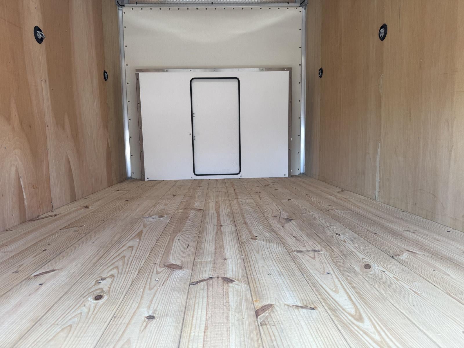 2025 Ford Transit Cutaway 12' DEJANA DURACUBE ALUMINUM VAN BODY, ROOL UP DOOR