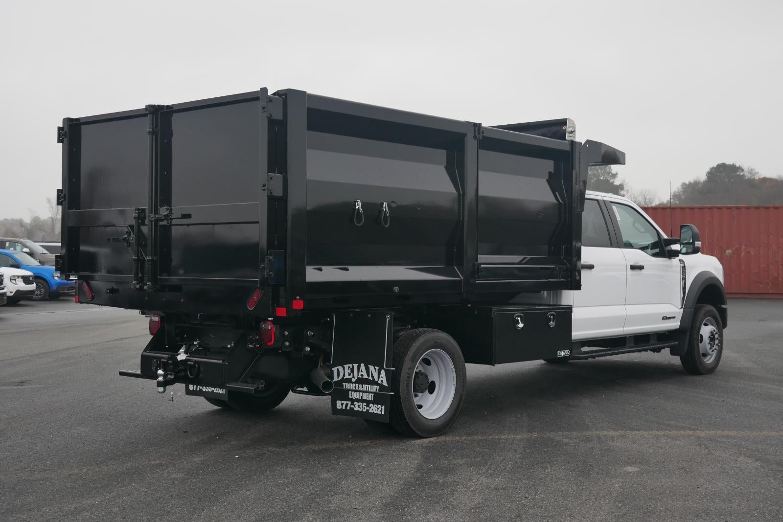 2026 Ford Super Duty F-550 DRW 12' RUGBY HEAVY DUTY LANDSCAPER, MAUNAL TARP, 48'" BARN DOORS, COMBO HITCH