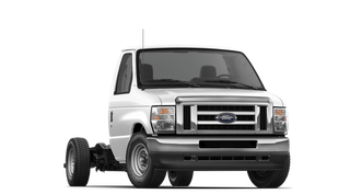 2026 Ford E-Series Cutaway 10' KNAPEHEIDE SRW KUV ENCLSOED SERVICE BODY, CLASS V HITCH, 3 BOW LADDER RACK