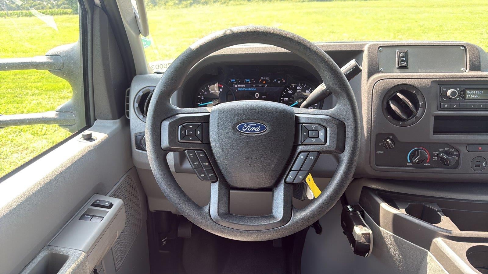 2027 Ford E-Series Cutaway 10' DURACUBE MAX FRP ENCLOSED SERVICE BODY, 3 BOW LADDER RACK, POWER LOCKS