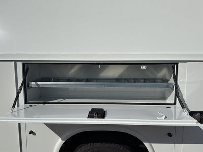 2026 Ford E-Series Cutaway E-350 10FT KNAPHEIDE KUV ENCLOSED SERVICE BODY, 3 BOW LADDER RACK CLASS V HITCH MASTER LOCK SYSTEM