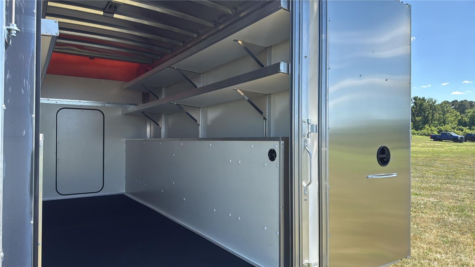 2027 Ford E-Series Cutaway 12' DURA-CUBE MAX FRP ENCLOSED SERVICE BODY, POWER LOCKS, 3 BOX LADDER RACK, BACK UP CAMERA