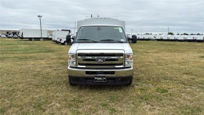 2026 Ford E-Series Cutaway 10' KNAPHEIDE KUV BODY BACK UP CAMERA CLASS V RECEIVER HITCH 3 BOW LADDER RACK