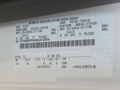 2025 Ford Transit Cutaway Cutaway