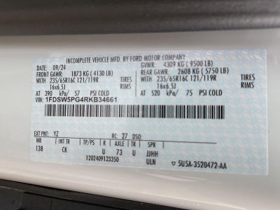 2024 Ford Transit Cutaway Base