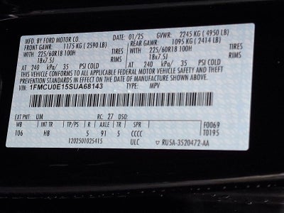 2025 Ford Escape Plug-In Hybrid PHEV