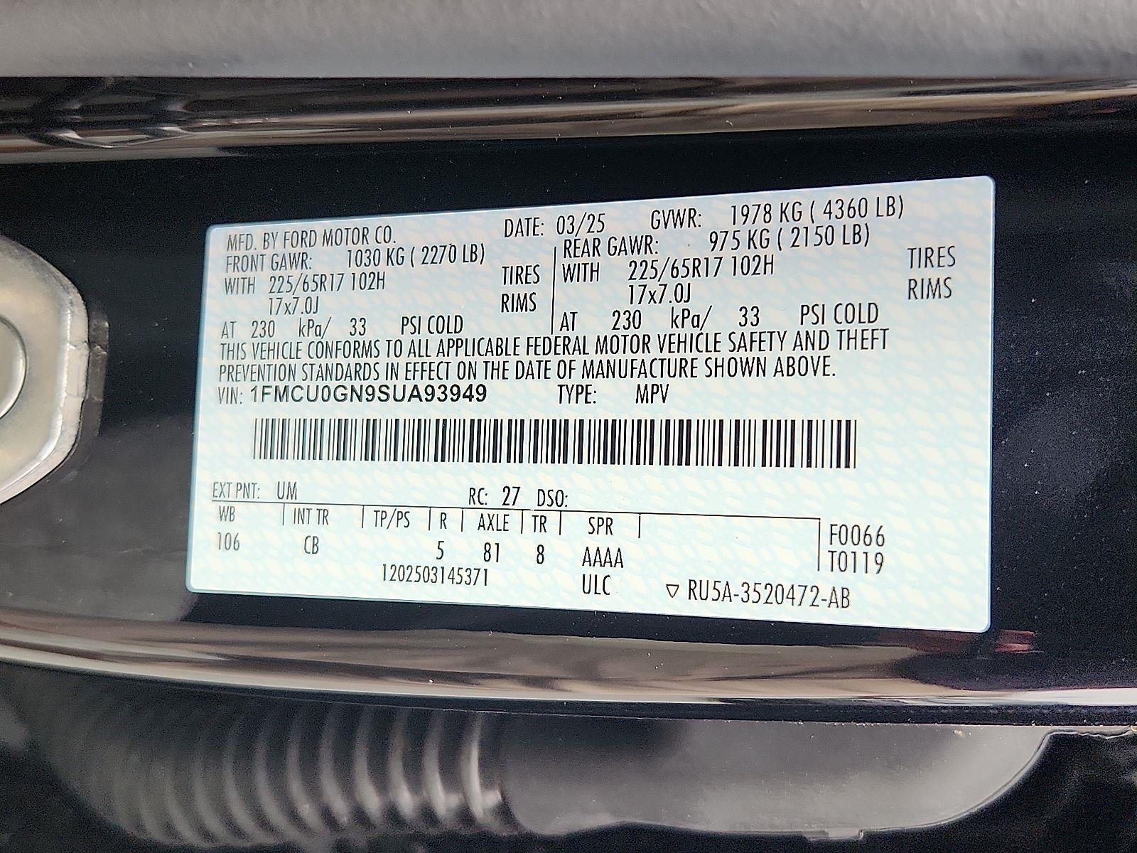 2025 Ford Escape Active