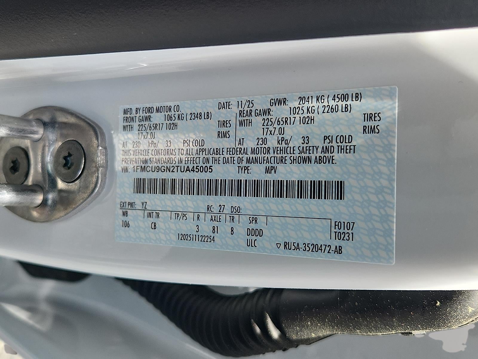 2026 Ford Escape Active