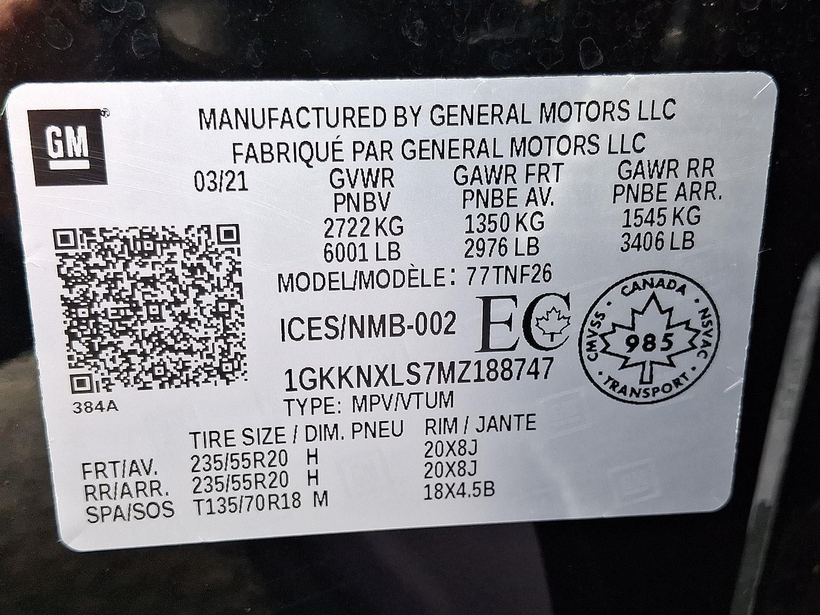 2021 GMC Acadia Denali