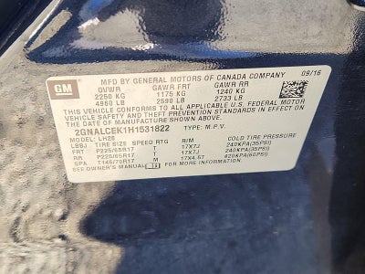 2017 Chevrolet Equinox LT