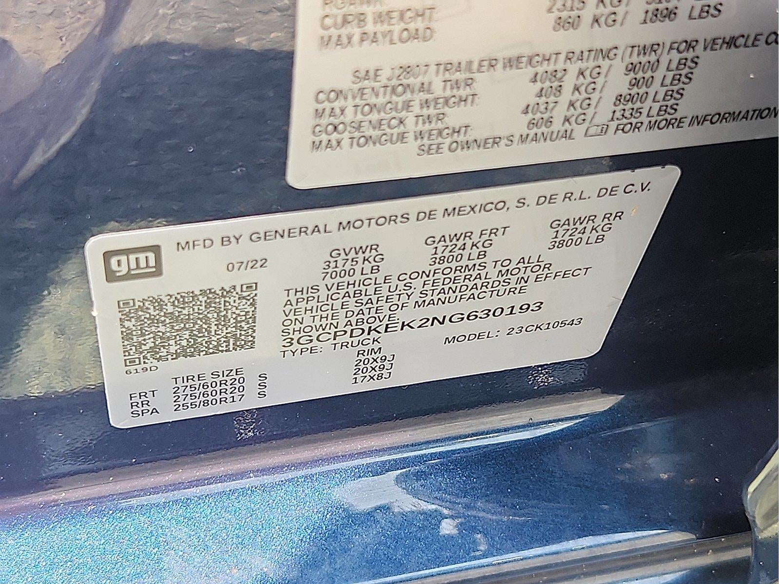 2022 Chevrolet Silverado 1500 LT (2FL)