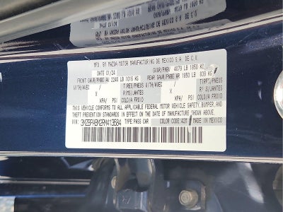2024 Mazda Mazda3 Sedan 2.5 S Select Sport