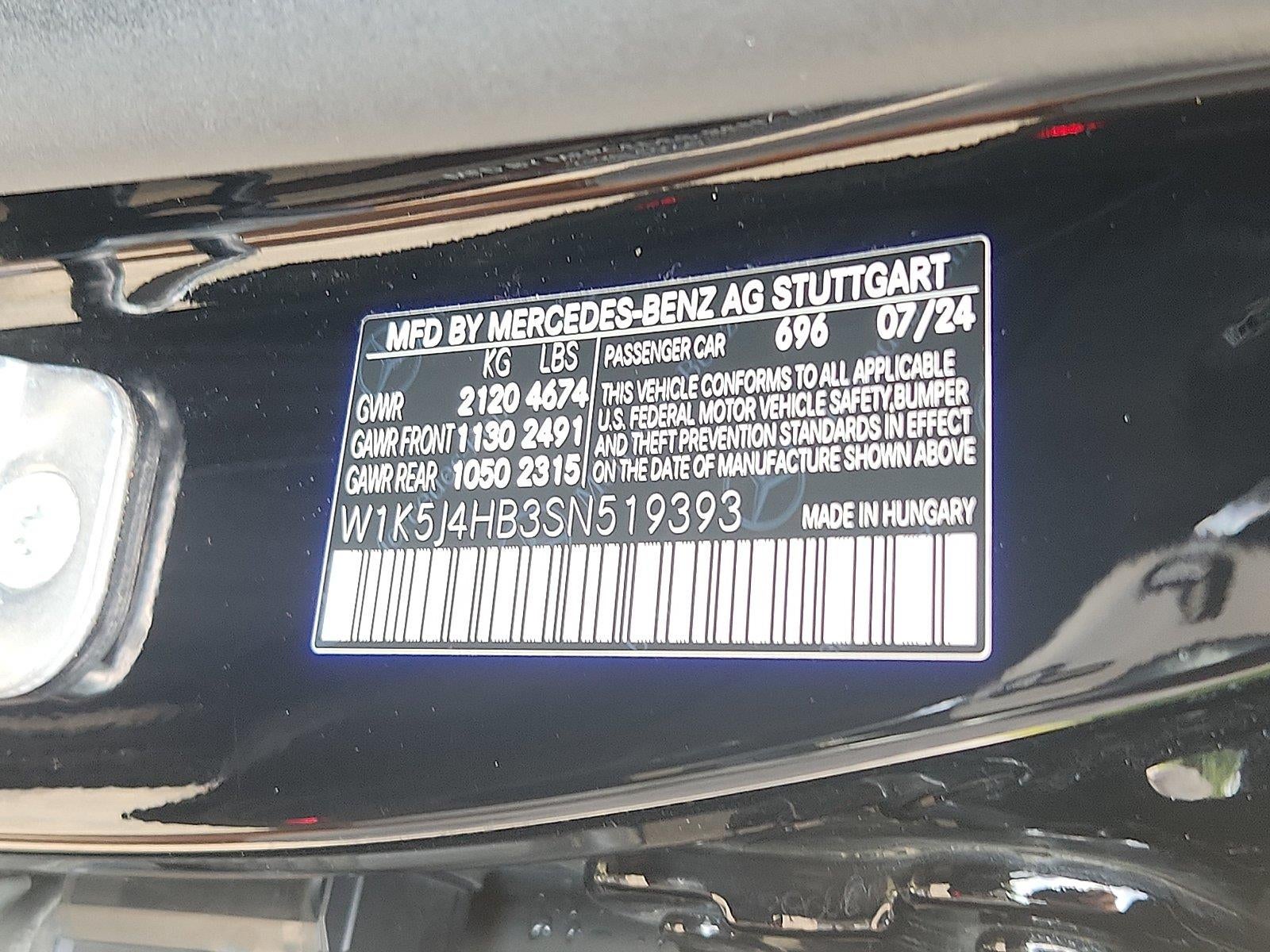 2025 Mercedes-Benz CLA CLA 250