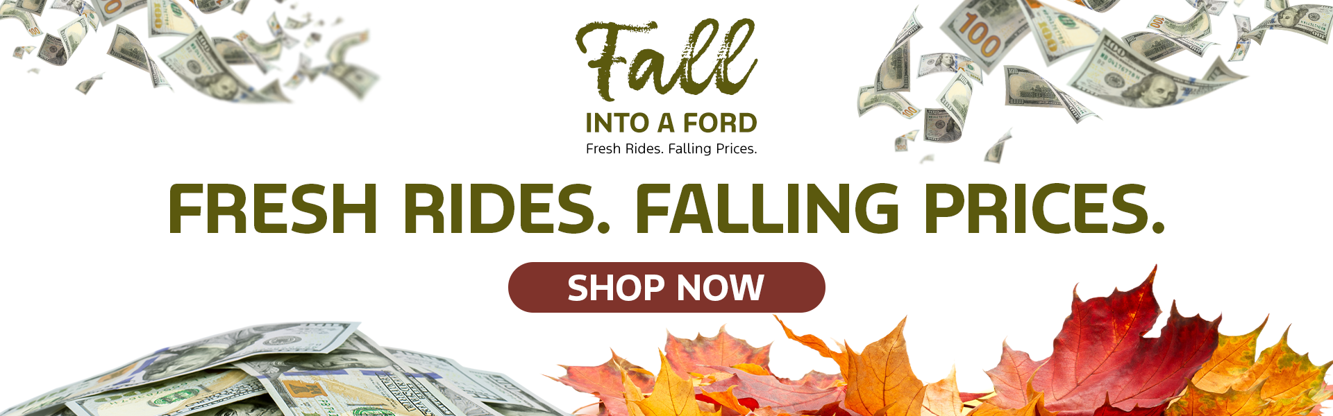 Fresh Rides. Falling Prices. 
