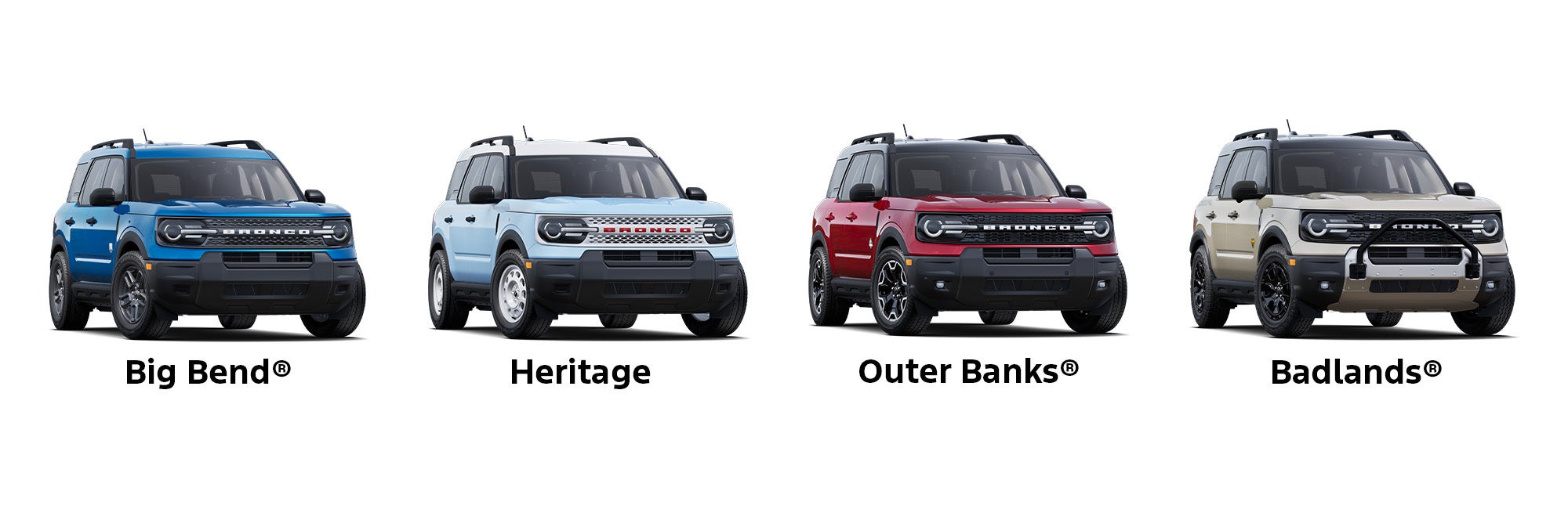 Ford Bronco Sport Trims